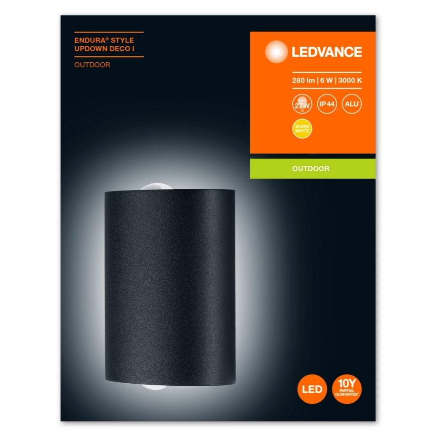 Ledvance - Āra LED sienas gaismeklis ENDURA LED/6W/230V