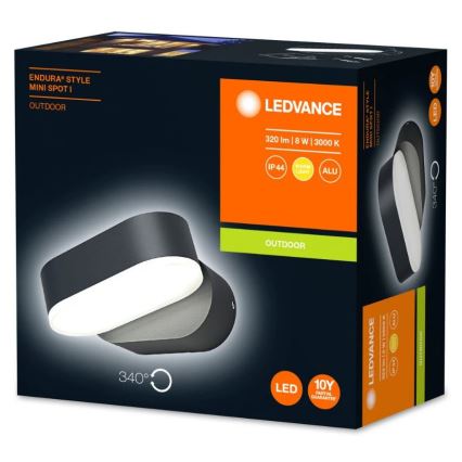 Ledvance - Āra LED sienas gaismeklis ENDURA LED/8W/230V IP44