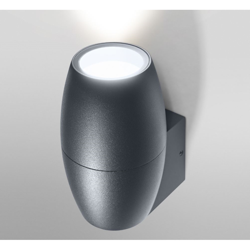 Ledvance - Āra sienas gaismeklis CANNON 1xGU10/35W/230V IP44