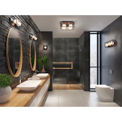 Ledvance - Āra sienas gaismeklis DECOR SQUARE 2xG9/28W/230V IP44