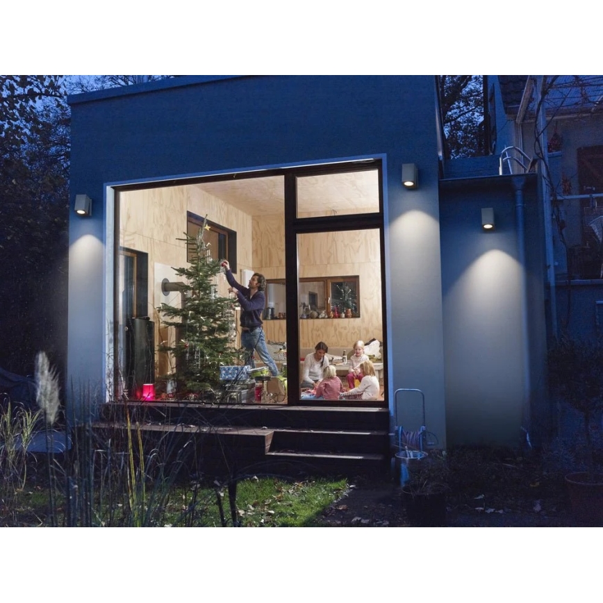 Ledvance - Āra sienas gaismeklis ENDURA CLASSIC 1xGU10/35W/230V IP44 pelēks