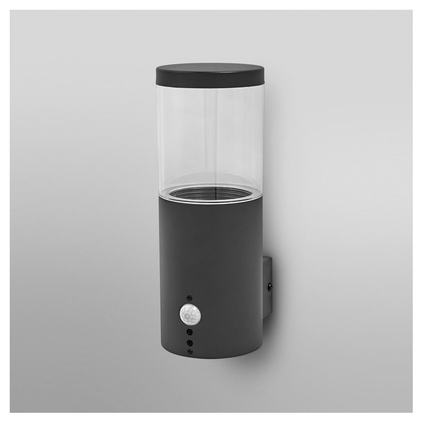 Ledvance - Āra sienas lampa ar sensoru EBRO 1xE27/20W/230V IP44