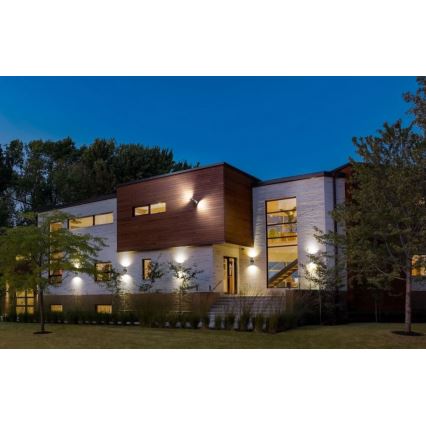 Ledvance - Āra sienas lampa ENDURA ROTARY 2xGU10/5W/230V IP44