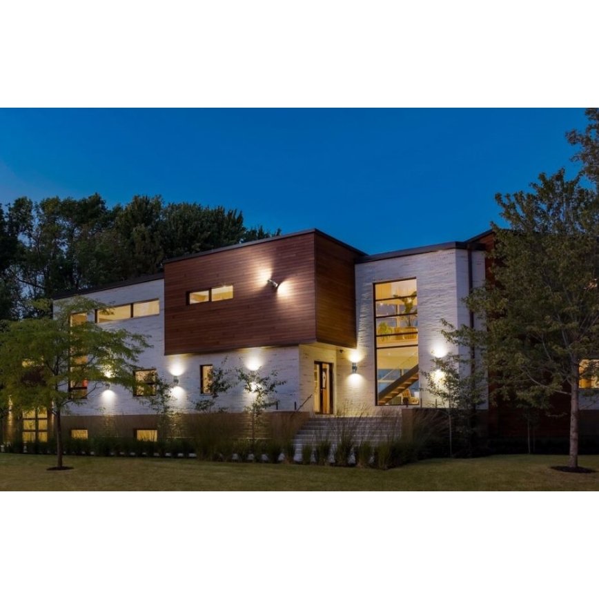 Ledvance - Āra sienas lampa ENDURA ROTARY 2xGU10/5W/230V IP44