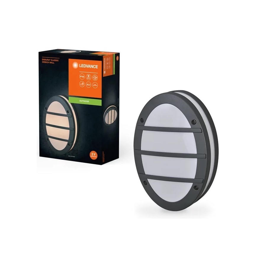 Ledvance - Āra sienas lampa ORBICK 2xE27/18W/230V IP65