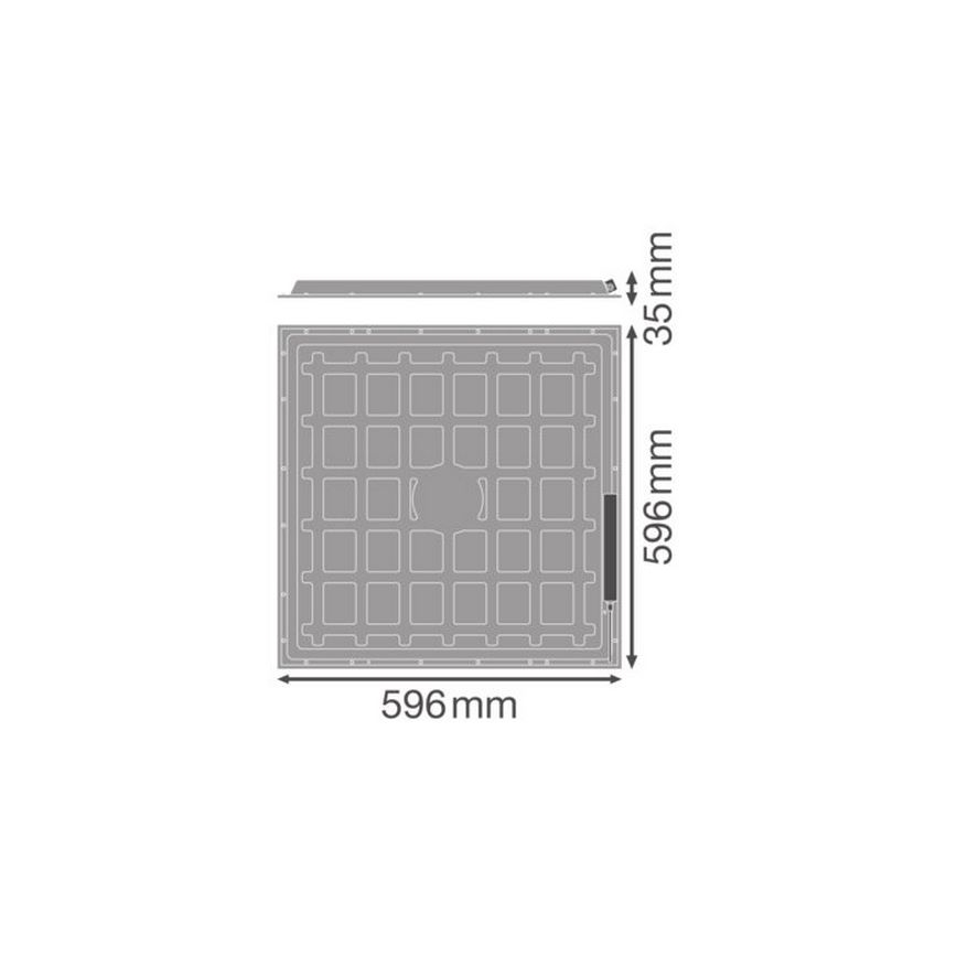 Ledvance - ESSENTIAL iebūvējamais LED panelis 36W/230V 6500K 60x60 cm