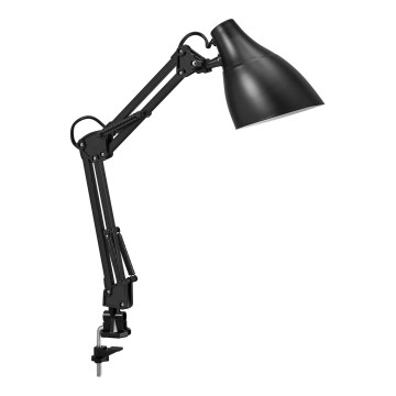 Ledvance - Galda lampa ar skavu OFFICE LINE 1xE27/11W/230V melna