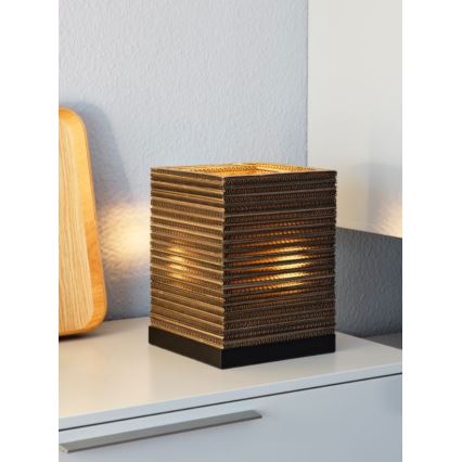 Ledvance - Galda lampa DECOR CARDBOARD 1xE27/15W/230V 20x20 cm