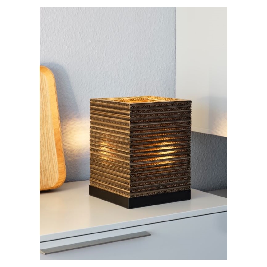 Ledvance - Galda lampa DECOR CARDBOARD 1xE27/15W/230V 20x20 cm