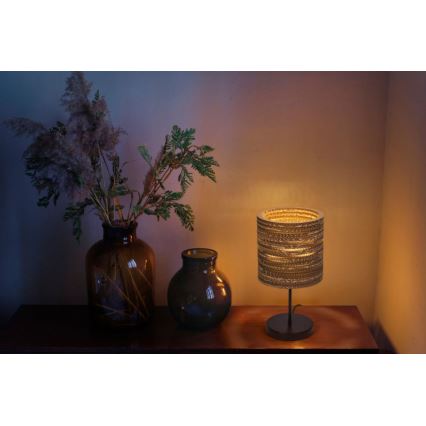 Ledvance - Galda lampa DECOR CARDBOARD 1xE27/15W/230V d. 20 cm