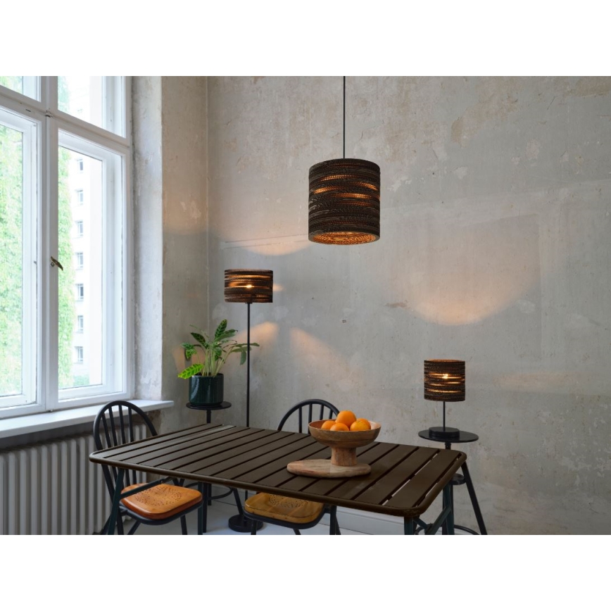 Ledvance - Galda lampa DECOR CARDBOARD 1xE27/15W/230V d. 20 cm