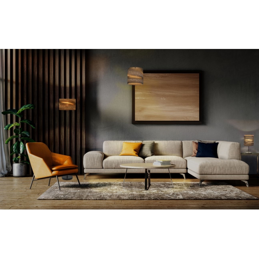 Ledvance - Galda lampa DECOR CARDBOARD 1xE27/15W/230V d. 20 cm