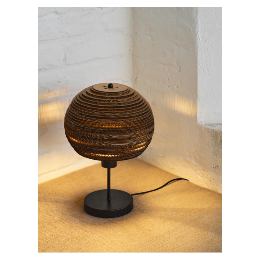 Ledvance - Galda lampa DECOR CARDBOARD 1xE27/15W/230V d. 26 cm