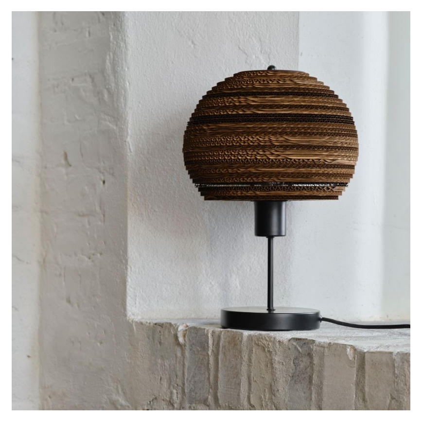 Ledvance - Galda lampa DECOR CARDBOARD 1xE27/15W/230V d. 26 cm
