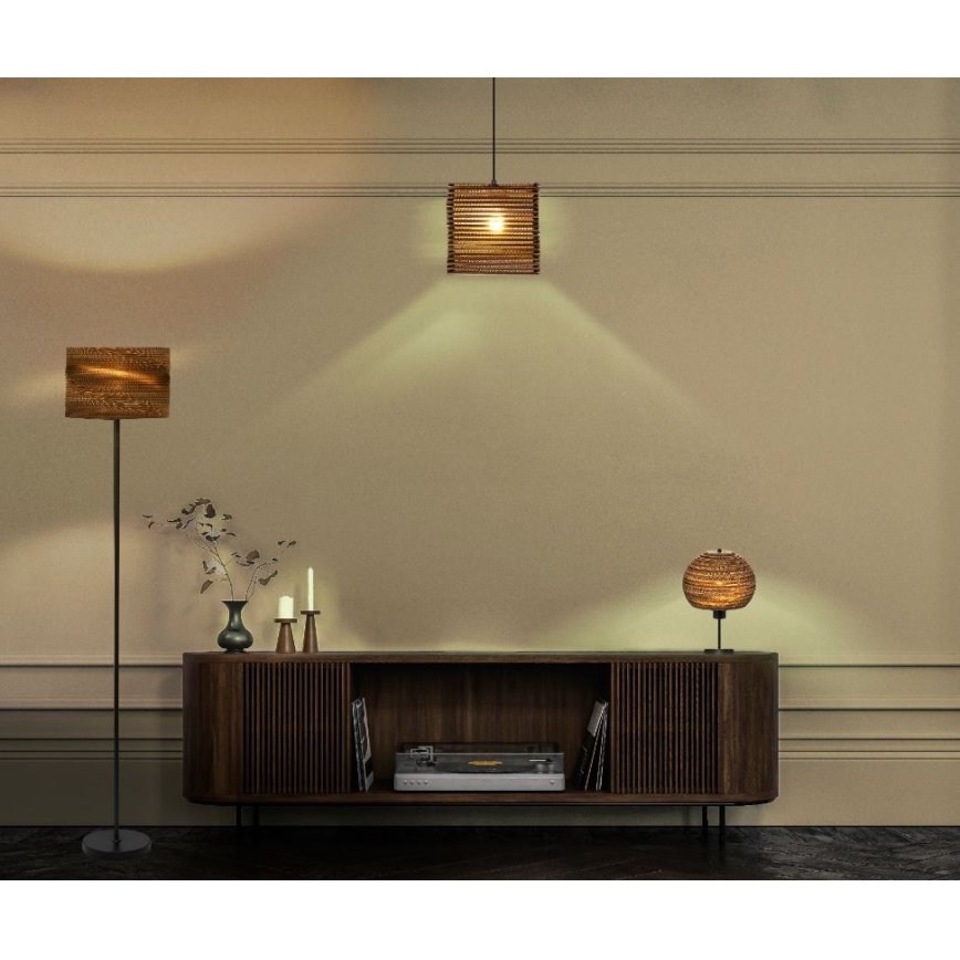 Ledvance - Galda lampa DECOR CARDBOARD 1xE27/15W/230V d. 26 cm