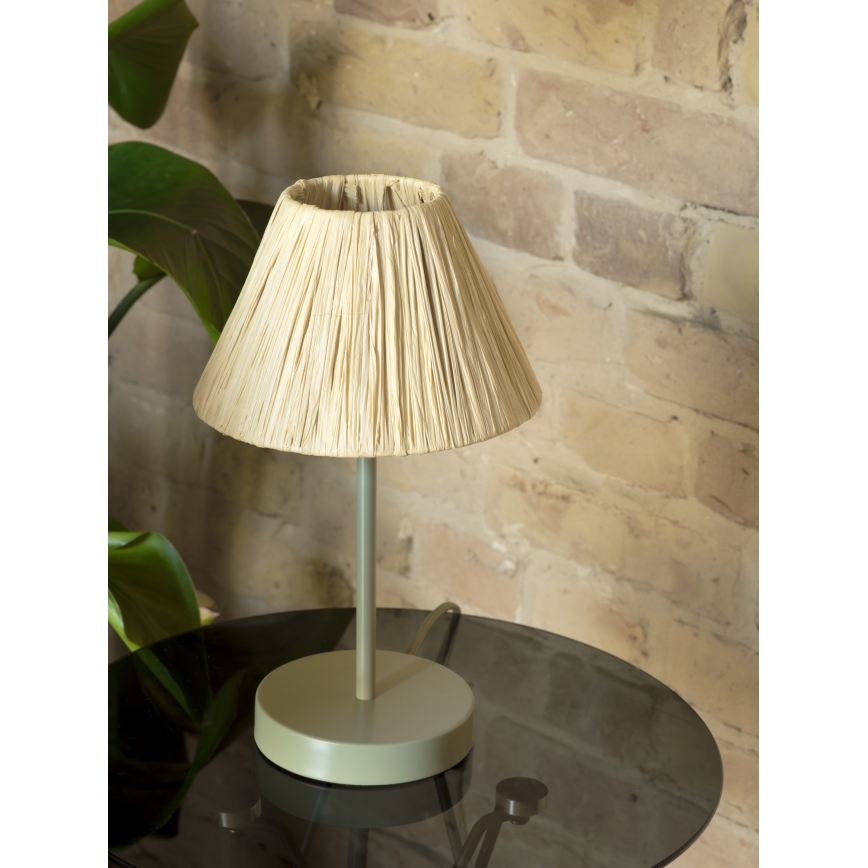 Ledvance - Galda lampa DECOR RAFFIA 1xE27/15W/230V raffia bast