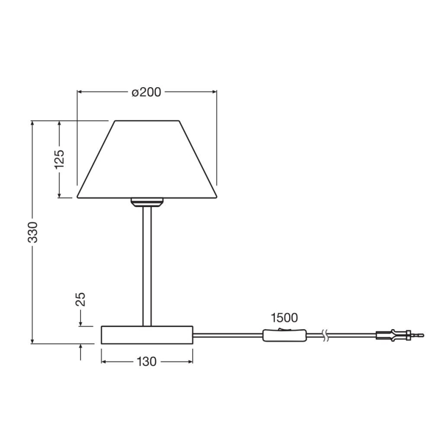 Ledvance - Galda lampa DECOR RAFFIA 1xE27/15W/230V raffia bast