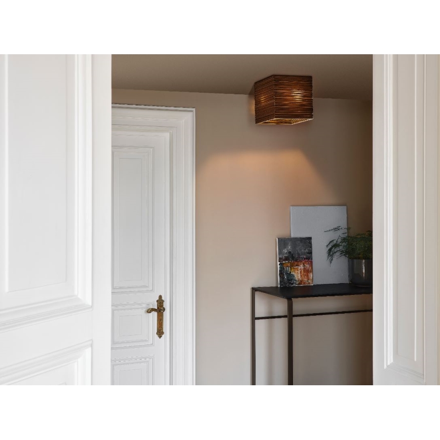 Ledvance - Griestu lampa DECOR CARDBOARD 1xE27/15W/230V 25x25 cm