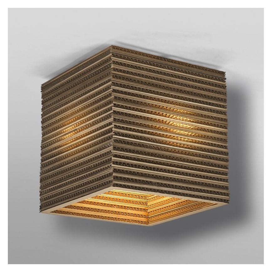 Ledvance - Griestu lampa DECOR CARDBOARD 1xE27/15W/230V 25x25 cm