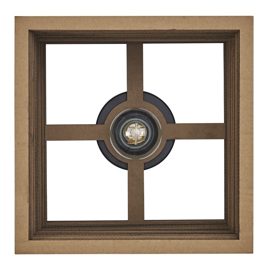 Ledvance - Griestu lampa DECOR CARDBOARD 1xE27/15W/230V 25x25 cm