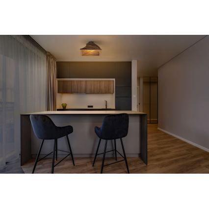 Ledvance - Griestu lampa DECOR CARDBOARD 1xE27/15W/230V 40x40 cm