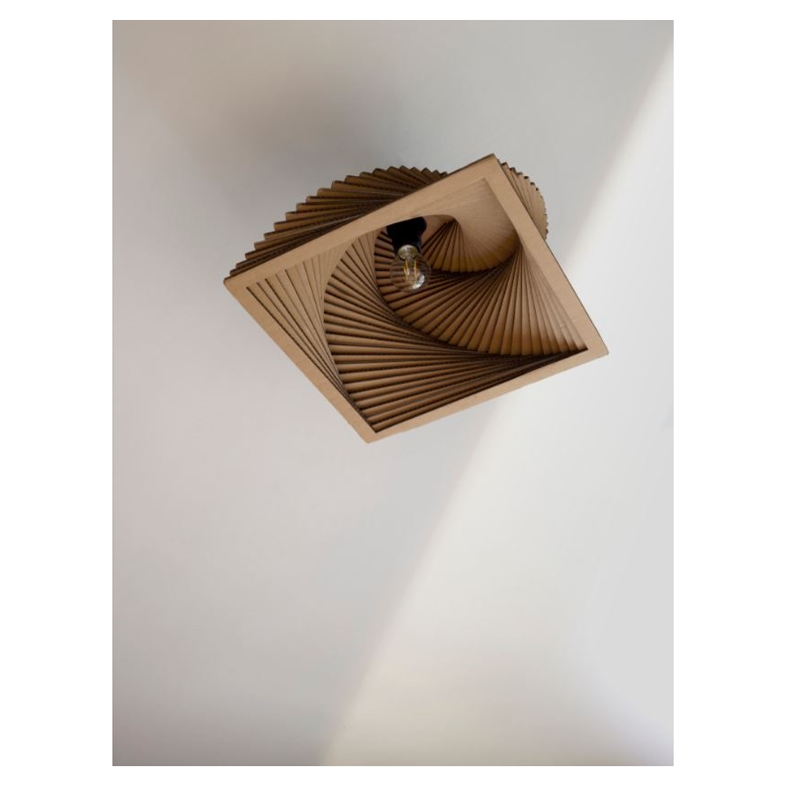 Ledvance - Griestu lampa DECOR CARDBOARD 1xE27/15W/230V 40x40 cm