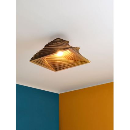 Ledvance - Griestu lampa DECOR CARDBOARD 1xE27/15W/230V 40x40 cm