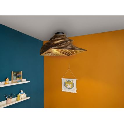 Ledvance - Griestu lampa DECOR CARDBOARD 1xE27/15W/230V 40x40 cm