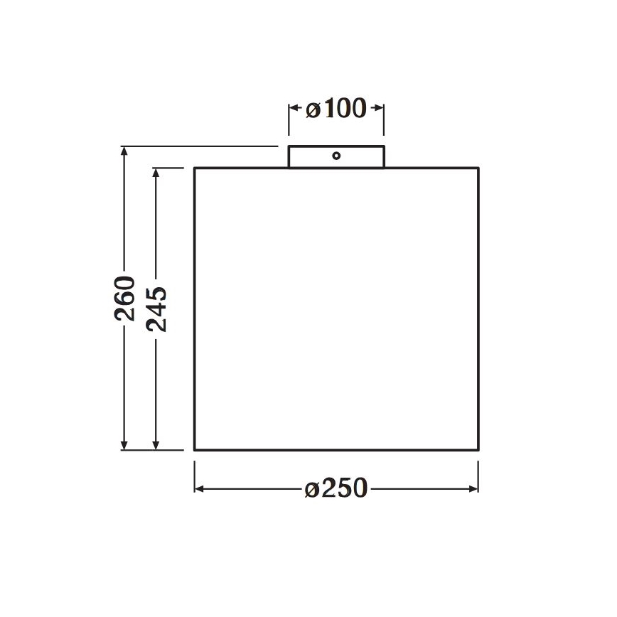 Ledvance - Griestu lampa DECOR CARDBOARD 1xE27/15W/230V d. 25 cm