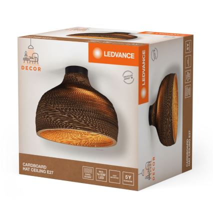 Ledvance - Griestu lampa DECOR CARDBOARD 1xE27/15W/230V d. 36 cm