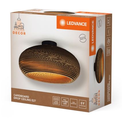 Ledvance - Griestu lampa DECOR CARDBOARD 1xE27/15W/230V d. 40 cm