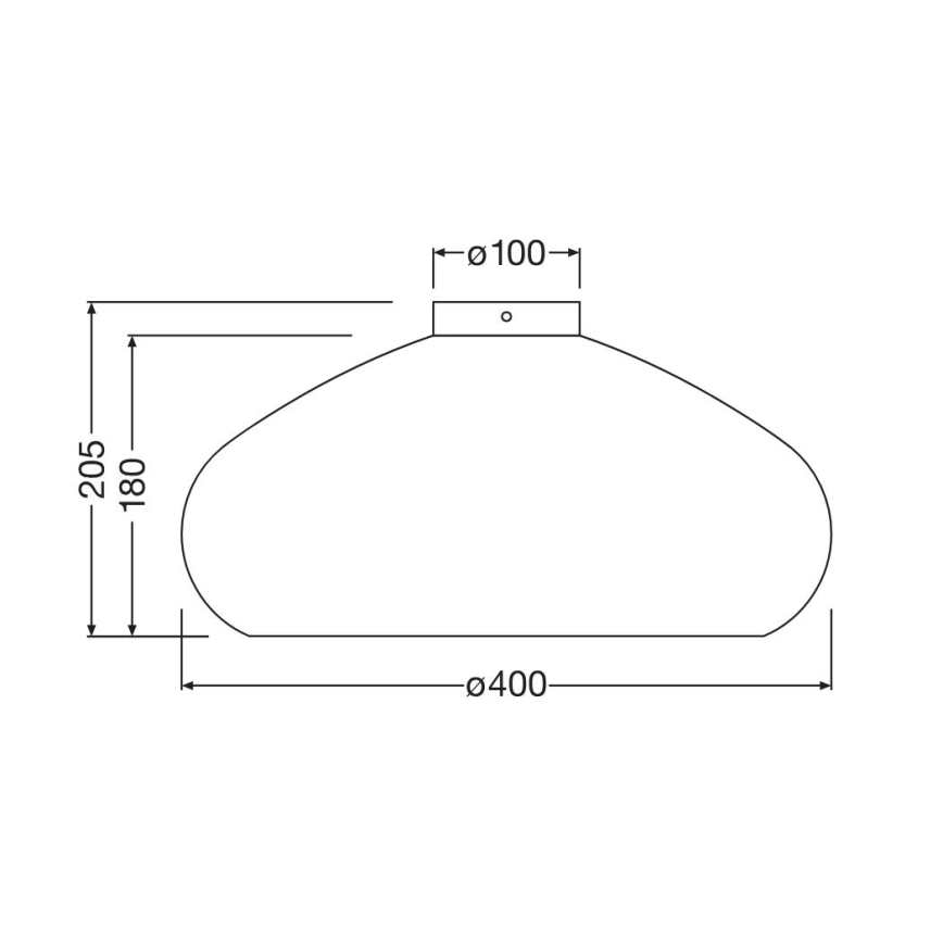 Ledvance - Griestu lampa DECOR CARDBOARD 1xE27/15W/230V d. 40 cm