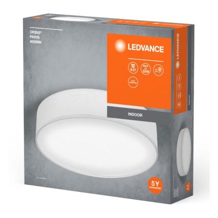 Ledvance - Griestu lampa ORBIS PARĪZE 2xE27/25W/230V balta