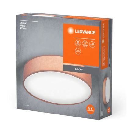 Ledvance - Griestu lampa ORBIS PARĪZE 2xE27/25W/230V brūna