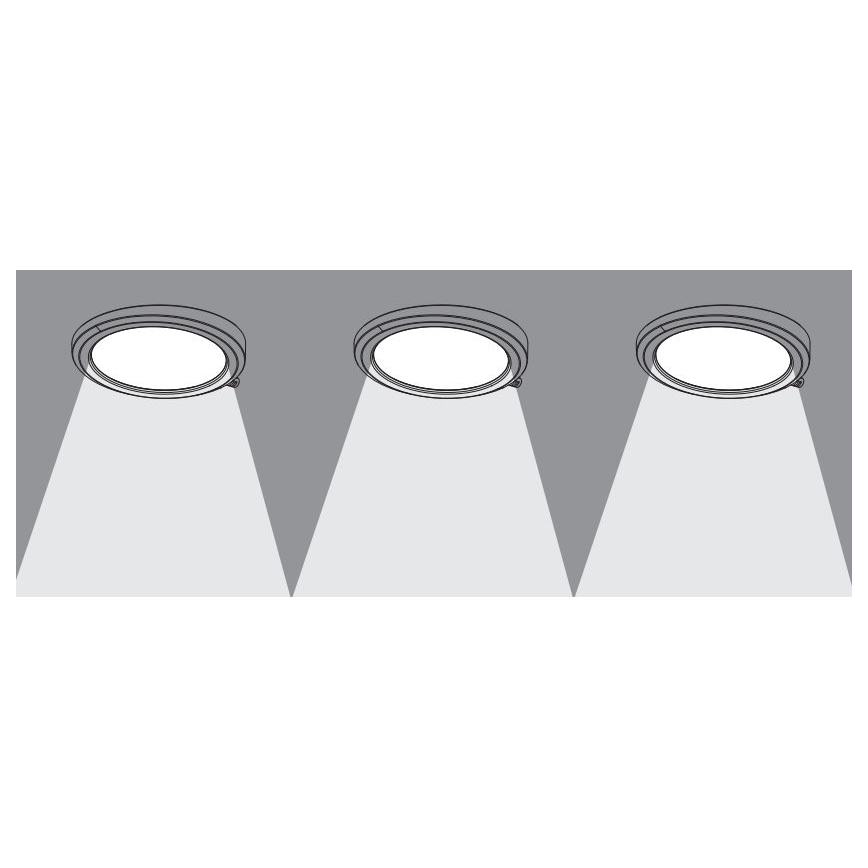 Ledvance - KOMPLEKTS 3x LED Aptumšojama virtuves zem skapīša lampa SMART+ LED/6,5W/230V 3000-6500K Wi-Fi