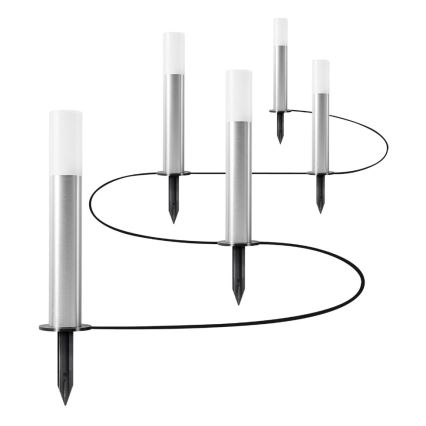 Ledvance - KOMPLEKTS 5x LED RGBW Aptumšojama āra lampa SMART+ GARDENPOLE LED/6W/230V IP44