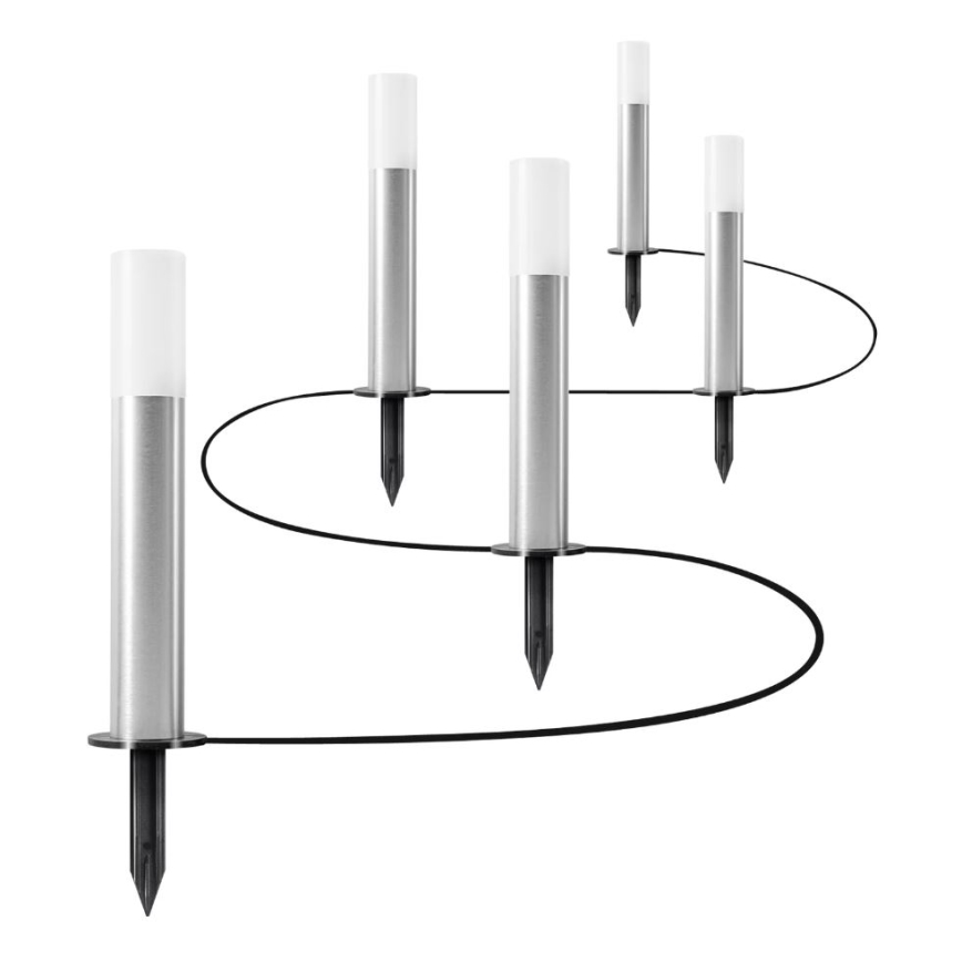 Ledvance - KOMPLEKTS 5x LED RGBW Aptumšojama āra lampa SMART+ GARDENPOLE LED/6W/230V IP44