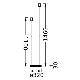 Ledvance - Lampas statīvs DECOR STICK 2xE27/40W/230V antracīta