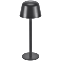 Ledvance - LED Aptumšojama āra uzlādējama lampa TABLE LED/2,5W/5V IP54 melna