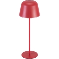 Ledvance - LED Aptumšojama āra uzlādējama lampa TABLE LED/2,5W/5V IP54 sarkana