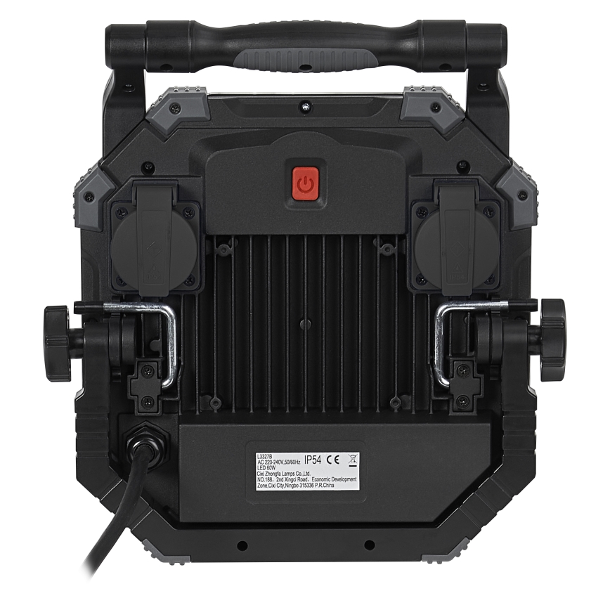 Ledvance - LED Aptumšojama darba lampa ar 2 kontaktligzdām WORKLIGHT VALUE LED/60W/230V IP54