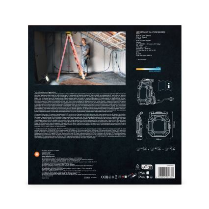 Ledvance - LED Aptumšojama darba lampa ar 2 kontaktligzdām WORKLIGHT VALUE LED/60W/230V IP54