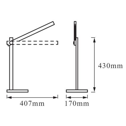 Ledvance - LED Aptumšojama galda lampa PANAN LED/7W/230V