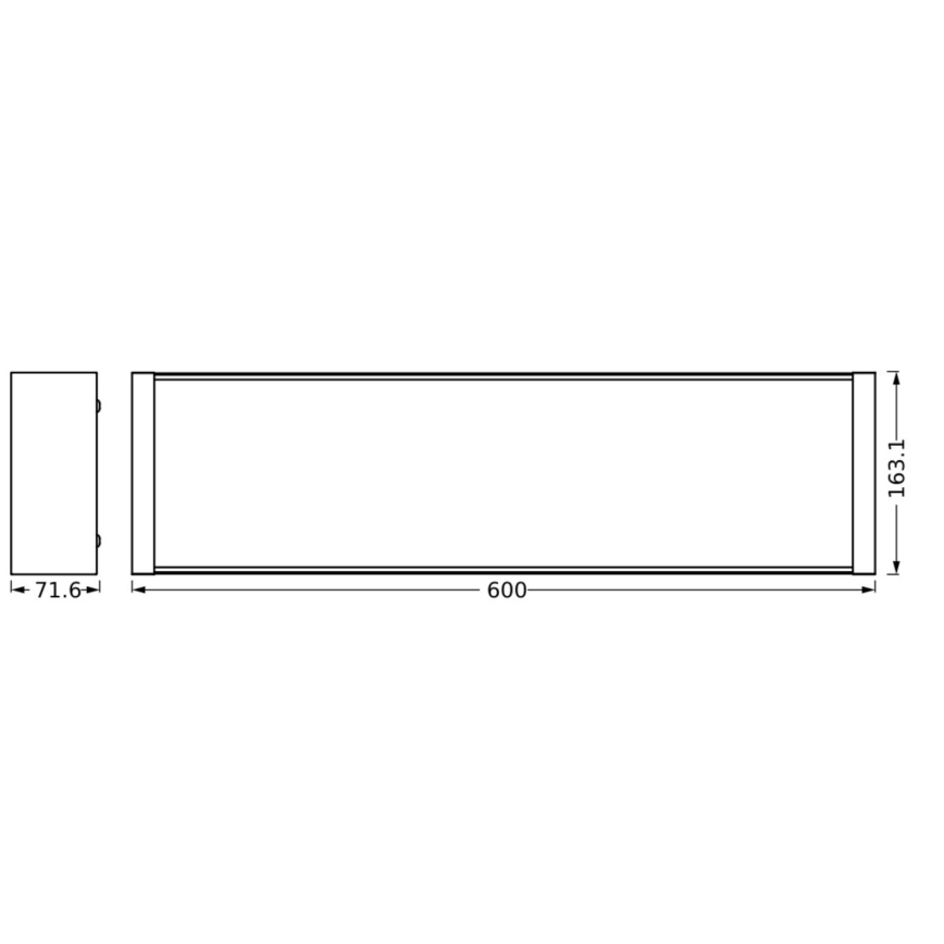 Ledvance - LED Aptumšojama griestu lampa OFFICE LINE LED/20W/230V 60 cm + tālvadības pults