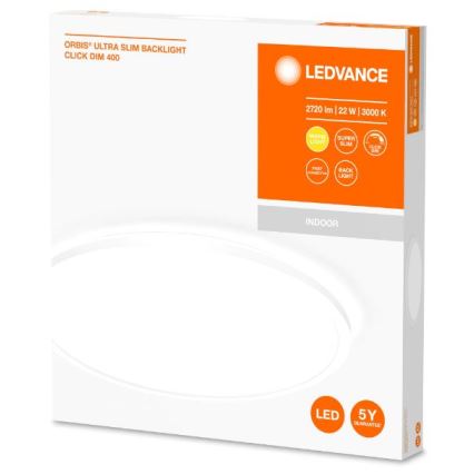 Ledvance - LED Aptumšojama griestu lampa ORBIS LED/22W/230V balta