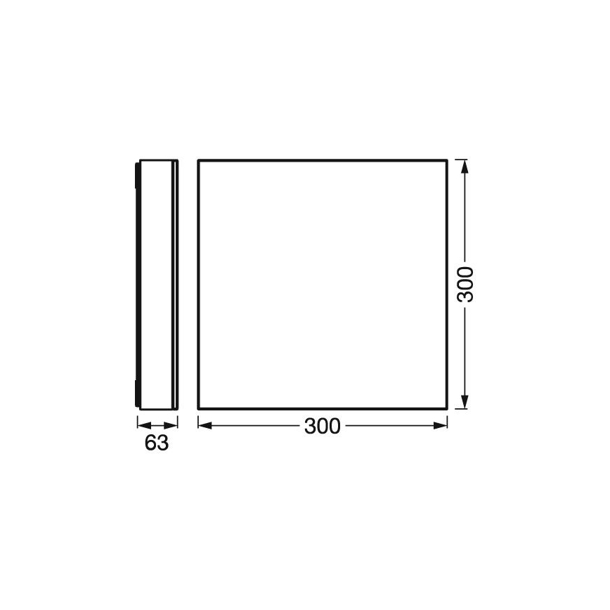 Ledvance - LED Aptumšojama griestu lampa SMART+ FRAMELESS LED/21W/230V 3000-6500K Wi-Fi
