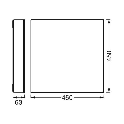 Ledvance -LED Aptumšojama griestu lampa SMART+ FRAMELESS LED/24,5W/230V 3000-6500K Wi-Fi