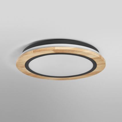 Ledvance - LED Aptumšojama griestu lampa SMART+ ORBIS WOOD LED/24W/230V 2700-6500K ozols Wi-Fi