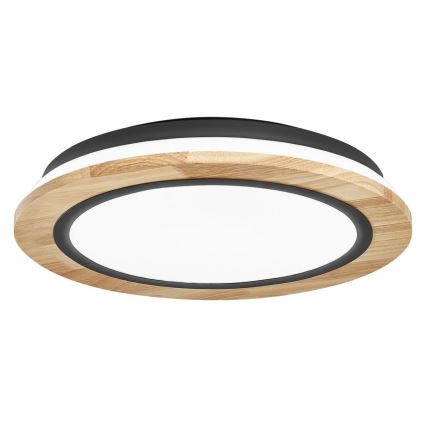 Ledvance - LED Aptumšojama griestu lampa SMART+ ORBIS WOOD LED/24W/230V 2700-6500K ozols Wi-Fi