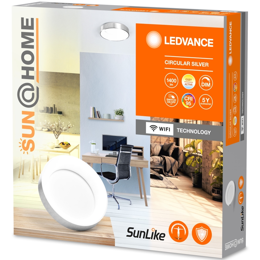 Ledvance-LED Aptumšojama griestu lampa SUN@HOME CIRCULAR LED/18,5W/230V Wi-Fi